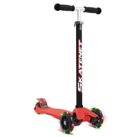 Imagem da oferta Patinete Skatenet LED Regulável Vermelho - Bandeirante