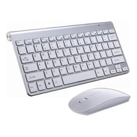 Imagem da oferta Kit Teclado Mouse Wireless usb Sem Fio Ergonômico Pc Notebook Abnt Com Ç WB-8066 - Jodi - Kit Teclado e Mouse