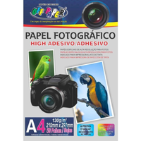 Imagem da oferta Papel Fotográfico Adesivo 50 Folhas 130g A4 OFF Paper