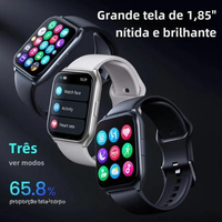 Imagem da oferta Relógio Inteligente Haylou Watch 2 Pro - 1.85" HD SpO2 Frequência Cardíaca - Unissex