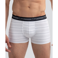 Imagem da oferta Cueca Boxer Cotton Listrada Branco