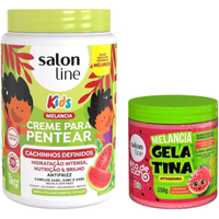 Imagem da oferta Salon Line Kit Melancia com Creme para Pentear e Gelatina #todecacho Kids