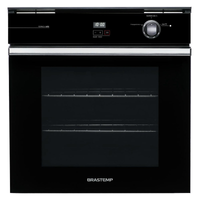 Imagem da oferta Forno de embutir a gás Brastemp 78 litros Preto com grill e timer touch - BOA84AE - 220V