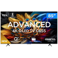 Imagem da oferta Smart TV 85 4K UHD QLED TCL 85C655 Wi-Fi