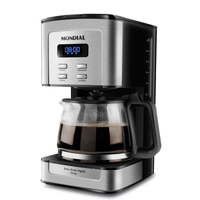 Imagem da oferta Cafeteira Elétrica Mondial Dolce Arome Preto e Inox C4432XSDI - 220V