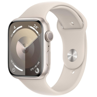 Imagem da oferta Apple Watch Series 9 GPS Caixa Estelar de Alumínio 45 mm Pulseira Esportiva Estelar P/M - Neutro em Carbono