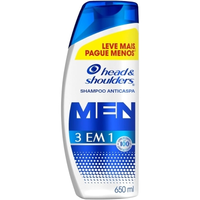 Imagem da oferta Shampoo Anticaspa Head & Shoulders Men 3 em 1 650 ml