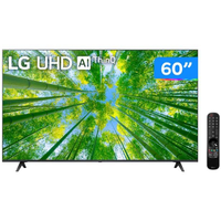 Imagem da oferta Smart TV LG 60'' 4K UHD WiFi Bluetooth HDR Inteligência Artificial ThinQ Smart Magic Google Alexa - 60UQ8050PSB