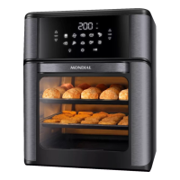 Imagem da oferta Fritadeira Air Fryer Forno Oven 12l Mondial Afon-12l-bg Preto