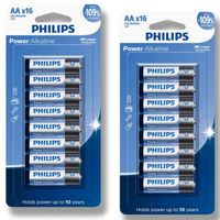 Imagem da oferta Pilha Alcalina AA Philips Pequena kit 32 unidades