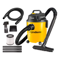 Imagem da oferta Aspirador De Pó e Água Multiuso Gradiente Com Soprador 12l 1200w Turbo Vac - Pgap120