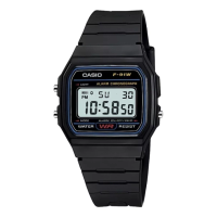 Imagem da oferta Relógio Casio Esportivo Resistente a água modelo F-91W na cor preta