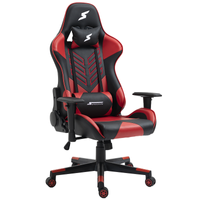 Imagem da oferta Cadeira Gamer SuperFrame Godzilla Reclinável Preto e Vermelho