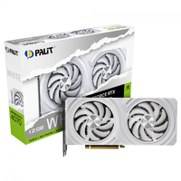 Imagem da oferta Placa de Vídeo Palit GeForce RTX 4070 White 12GB GDDR6X DLSS Ray Tracing NED4070019K9-1047L