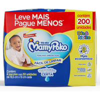 Imagem da oferta MamyPoko Lenços Umedecidos Dia&Noite 200 Unidades