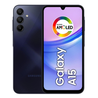 Imagem da oferta Smartphone Samsung Galaxy A15 4G Azul Escuro 256GB 8GB RAM Processador Octa-Core Câmera Tripla Traseira Tela Super Amol