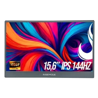 Imagem da oferta Monitor Portátil Gamer Rise Mode Portavision 15.6" Full HD 144hz IPS Mini HDMI USB-C sRGB66 Preto - RM-MPV-15-B-144FH