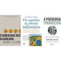 Imagem da oferta Box de Livros: O Homem Mais Rico Da Babilônia, Os Segredos Da Mente Milionária e A Psicologia Financeira