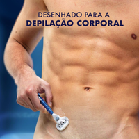 Imagem da oferta Gillette Mach3 Corpo Carga para Aparelho de Barbear com Barras de Gel Umectantes Depilação Corporal para Homens 2 Uds