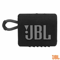 Imagem da oferta Caixa De Som Ultra Portátil JBL Go 3 Bluetooth Prova d'água 5h De Bateria 4,2W Potência Preto IP67