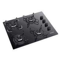 Imagem da oferta Cooktop 4 Bocas Itatiaia Essencial Automático Preto Bivolt