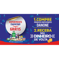 Imagem da oferta Promoção Experimente Danone Grátis e Receba até R$40 de Cashback