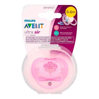 Imagem da oferta Chupeta Philips Avent Ultra Air Rosa 0 a 6 Meses