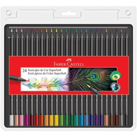 Imagem da oferta Lápis de Cor Faber-Castell EcoLápis Supersoft 24 Cores