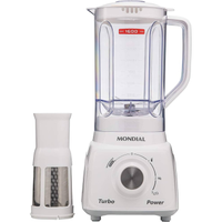 Imagem da oferta Liquidificador Mondial Turbo Power 550W 1,6L - L-99 FB