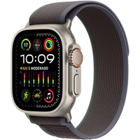 Imagem da oferta Apple Watch Ultra 2 GPS + Cellular Caixa de titânio 49 mm Pulseira loop Trail azul/preta M/G