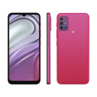 Imagem da oferta Smartphone Motorola Moto G20 64GB Pink 4G 4GB RAM Tela 6,5 Câm Quádrupla + Selfie 13MP