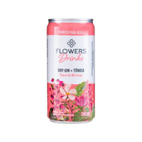 Imagem da oferta Bebida Mista Flowers Dry Gin + Tônica Toque de Morango - 269ml