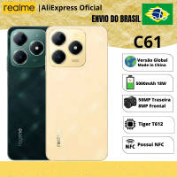 Imagem da oferta Smartphone Realme C61 4G 256GB 6GB 5000mAh 6,74"