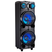 Imagem da oferta Torre de Som Pulse Storm SP514 com Iluminação LED Bluetooth Entradas de Microfones e Rádio FM- 1500W RMS