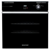 Imagem da oferta Forno de Embutir a Gás Brastemp 78 Litros Preto com Grill e Timer Touch - BOA84AE