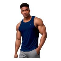 Imagem da oferta Regata Dry Fit Lisa Camiseta Masculina Academia Treino Voker