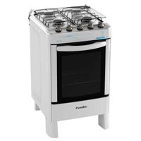 Imagem da oferta Fogão Esmaltec 4 Bocas Ágata 4062 com Mesa de Inox e Acendimento Automático Bivolt - Branco