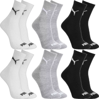 Imagem da oferta Kit 6 Pares Meias Puma Cano Médio Masculino Adulto