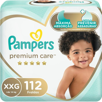 Imagem da oferta Fralda Pampers Premium Care XXG - 112 fraldas