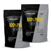 Imagem da oferta Pack 2 Unidades Whey Protein Probiótica 100% Pure Refil 900g