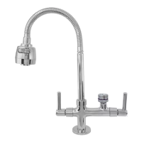 Imagem da oferta 2143 Torneira Gourmet Bica Móvel Bancada Mesa Pia Com Tubo Flexível Giratório Dupla Saída P/ Filtro 1/4 ou Máquina