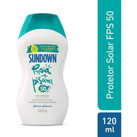 Imagem da oferta Sundown Protetor Solar Corpo e Rosto Praia e Piscina FPS 50120ml