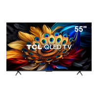 Imagem da oferta Smart TV TCL 55'' QLED UHD 4K Google TV Dolby Vision Atmos Chumbo 55C655