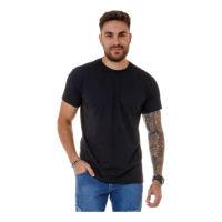 Imagem da oferta Camisa Básica Masculina Algodão Slim Fit Blusa Premium