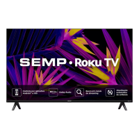 Imagem da oferta Smart TV 43" LED FHD SEMP R6610 com sistema operacional Roku Wi-Fi compatível com Google Assistente Alexa