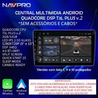 Imagem da oferta Central Multimedia Quadcore Plus Universal Without Accessories!!! 10" T3