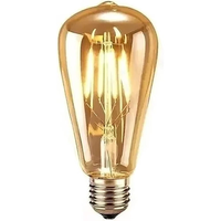 Imagem da oferta Lâmpada Led Pera Filamento Âmbar Vintage 4w Bivolt