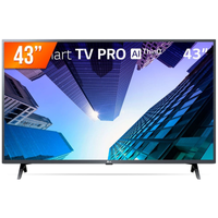 Imagem da oferta Smart Tv Led Pro 43`` - Full Hd Lg 43Lm631C0Sb.Bwz 3 Hdmi 2 Usb Wi-Fi Conversor Digital