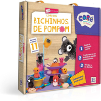 Imagem da oferta Livro dos Bichinhos de Pompom Coleção Fazendo Arte - Toyster Brinquedos