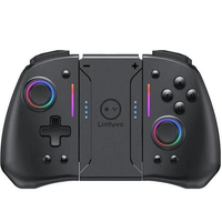 Imagem da oferta Joy-pad Sem Fio RGB Linyuvo KS42 Meteor Light para Switch Lite/OLED - 8 Cores Vibração e Turbo